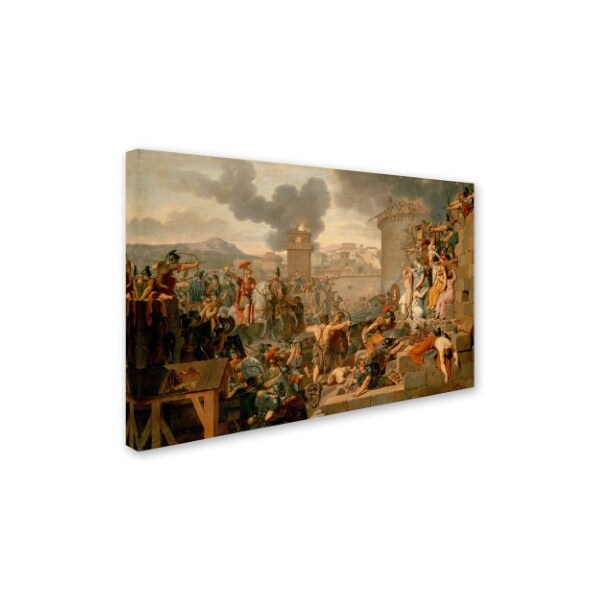 Caraffe 'Metellus Raising The Siege' Canvas Art,12x19